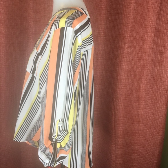 NWT Ruby Rd. Striped Top PL FREE SHIP - Picture 2 of 4